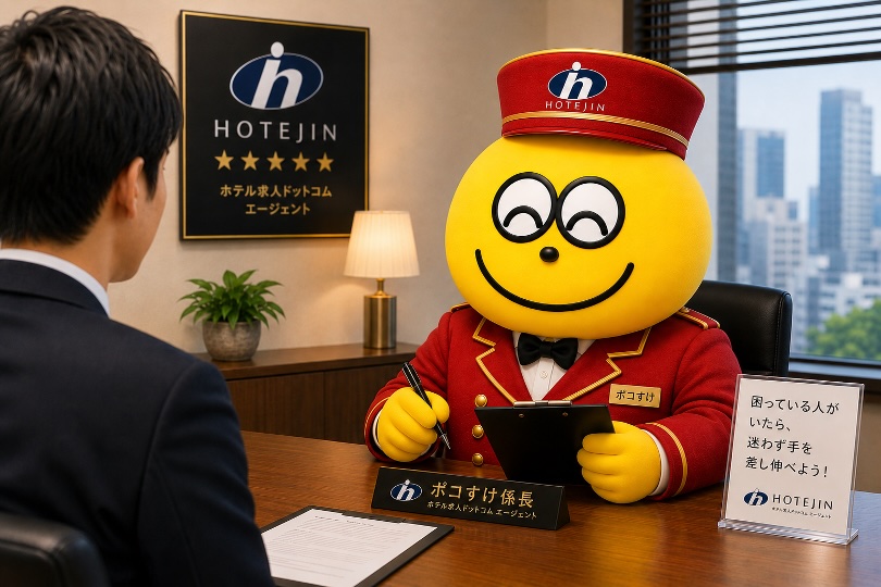 ポコすけ コンサルティング中